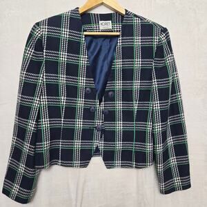 Koret Womens Vintage 90s Preppy Academia English Countryside Heritage Blazer 10P